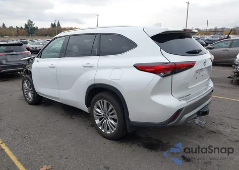 2023 Toyota Highlander Platinum z USA, uszkodzony, nr VIN 5TDKDRBH9PS520595